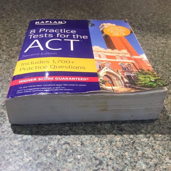 Kaplan 8 practice tests for the ACT second edition ** high score guaranteed - Picture 2 of 7